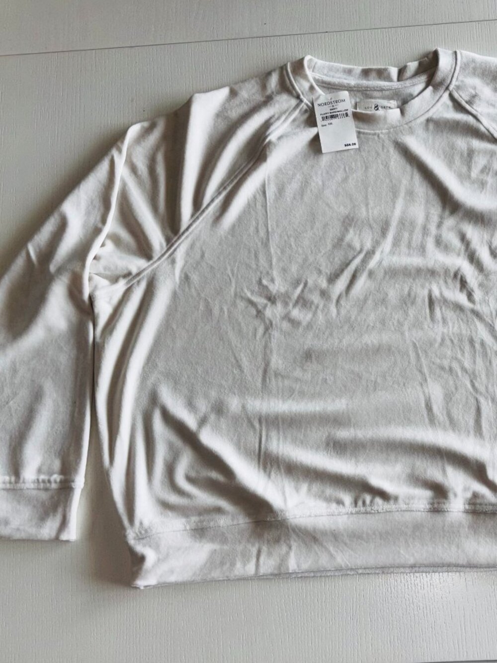 Lou & Grey Velour Pullover Sweatshirt Women's Size XXL MSRP-$68